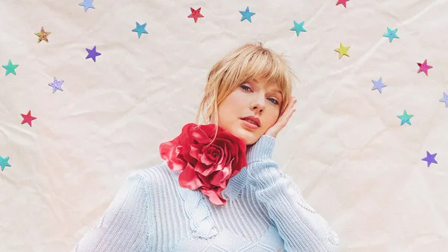 Taylor Swift star art 4K wallpaper