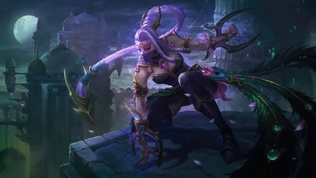 Ταπετσαρία Templar Assassin 'Lanaya' Dark Planes of Juno - Dota 2 (Βιντεοπαιχνίδι) 4K