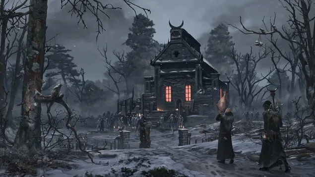 Templul Învierii 4K imagine de fundal