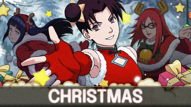 Tenten Hinata y Karin (Navidad)