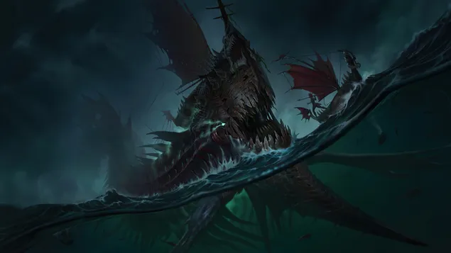 Terror of the Tides (Legends of Runeterra) - League of Legends (LOL) 4K kertas dinding