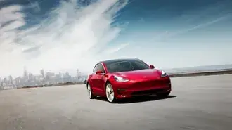 Voiture Tesla 4K fond d'écran