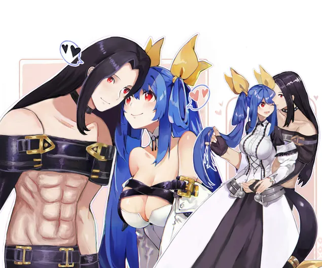 Testament x Dizzy guilty gear xrd 2K pozadina