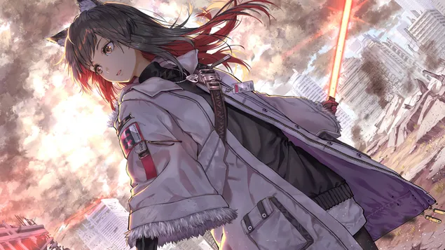 Texas | Arknights [Anime videojáték] 4K háttérkép