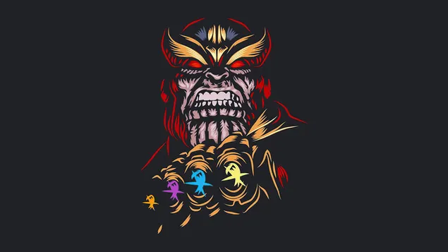 Thanos Infinity Gaunlet Minimalist