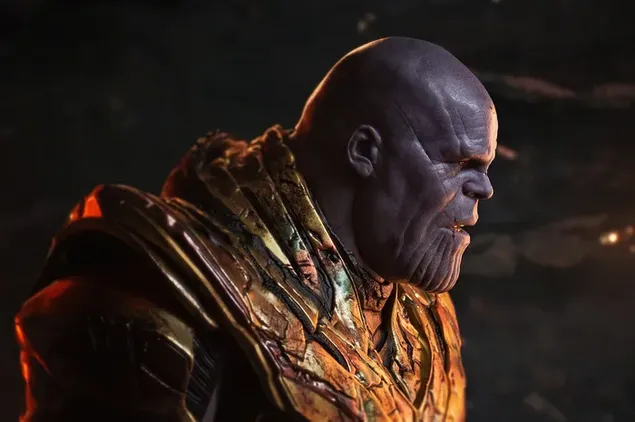 ธานอสกังวลกับการปกปิดตัวเองด้วยเหล่าอเวนเจอร์ส 4K วอลเปเปอร์