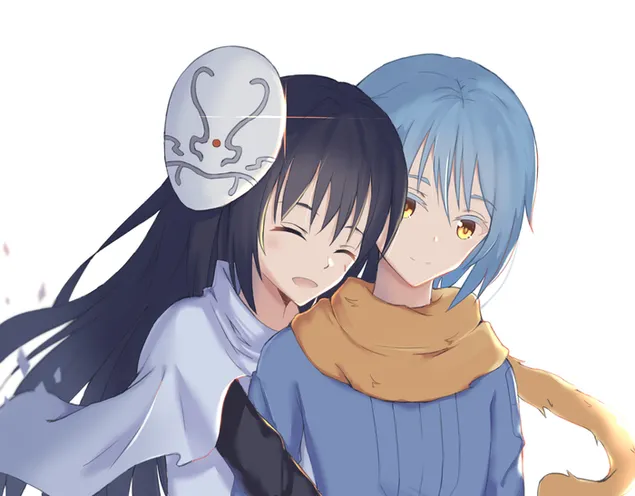 Quella volta che mi sono reincarnato come una melma - Izawa Shizue e Rimuru Tempest 2K sfondo