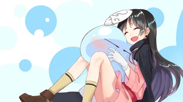 Daardie keer wat ek as 'n slym gereïnkarneer is - Rimuru Tempest & Chloe Aubert HD muurpapier