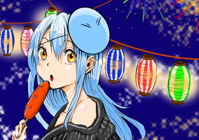 That Time I Got Reincarnated As A Slime - Rimuru Tempest in the Festival 2K wallpaper