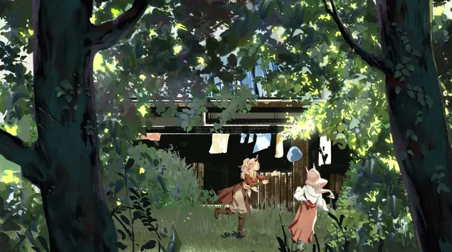 Daardie keer wat ek as 'n slym gereïnkarneer is - Shion, Shuna & Rimuru Tempest 4K muurpapier