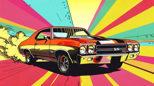 chevrolet el camino ss iz 1970: simbol brzine preuzmi