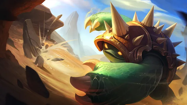 Das Armordillo 'Rammus' Splash Art - League of Legends (LOL)
