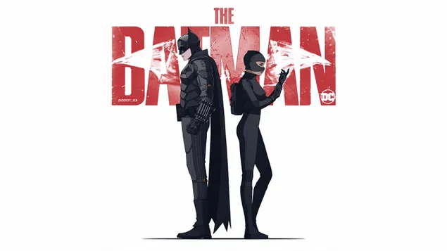 'The Batman 2021' Movie (Batman with Catwoman) 4K wallpaper