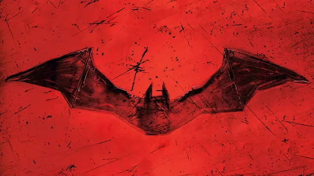 The Batman 2021 Movie (Blood Steel LOGO) 4K wallpaper