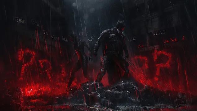 Batman 2022. - Robert Pattinson (Batman) i Zoe Kravitz (Žena mačka) 8K pozadina