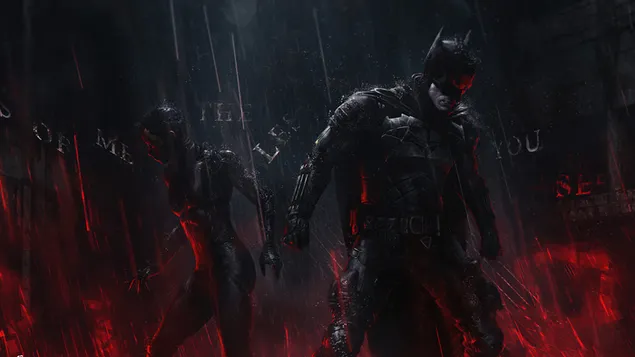 Бетмен 2022: Роберт Патинсон [Бетмен] и Зои Кравиц [Жена мачка] 4K тапет