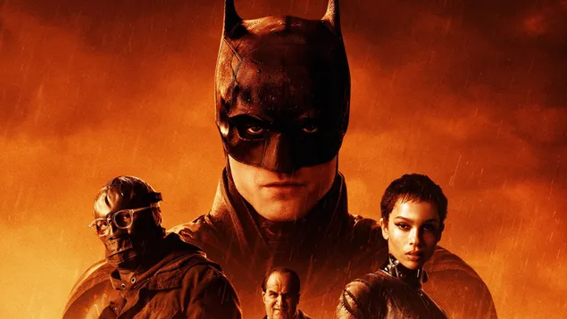 バットマンの公式ポスター-バットマン、リドラー、ペンギン、キャットウーマン ダウンロード