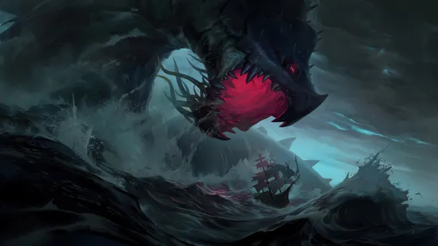 Ταπετσαρία The Beast Below (Legends of Runeterra) - League of Legends (LOL) 4K