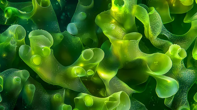 badasmul sogyi caulerpa macroalgaeyi areumdaum daunrodeu