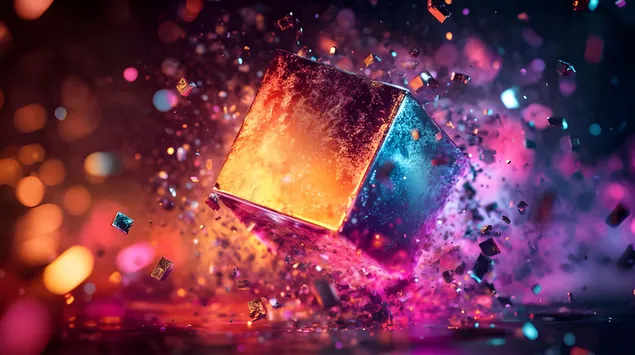 nekartibas skaistums: dinamisks sadragats kubs lejupieladet