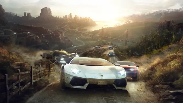 Juego The Crew - Coches de carreras Lamborghini 4K fondo de pantalla