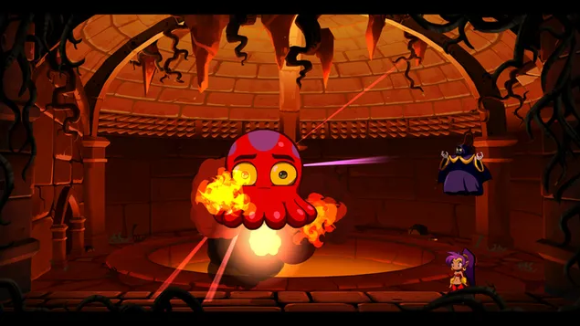 מותו של תמנון אדום 4K טפט