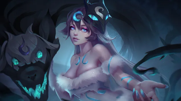 the eternal hunters 'kindred' - league of legends (lol) aflaai