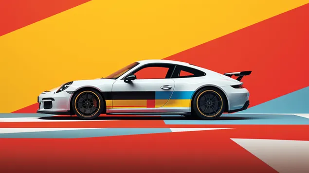 המהירות והעיצוב המלהיבים של פורשה 911 GT3 8K טפט