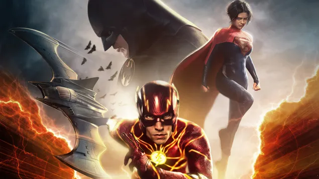 The Flash 2023 Batman, Supergirl and Flash download
