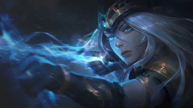 冰霜弓箭手 'Ashe' : 英雄聯盟 (LOL) 4K 壁紙