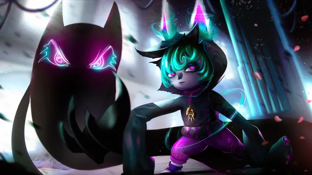 Gloomist „Vex“: (LOL) Legendų lyga 4K ekrano užsklanda