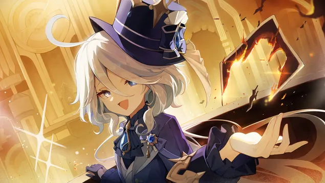 正义之神‘福里纳’| 原神（在线视频游戏） 8K 壁纸