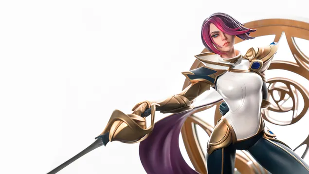 Páipéar balla An Grand Duelist 'Fiora' | League of Legends [LOL]4K