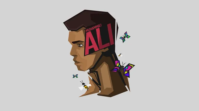 De grootste Muhammad Ali Minimalist
