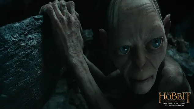 A hobbit, Gollum 4K háttérkép