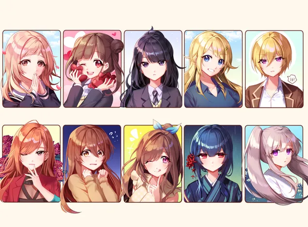 アイドルマスターシャイニーカラー（キャラクター） 2K 壁紙