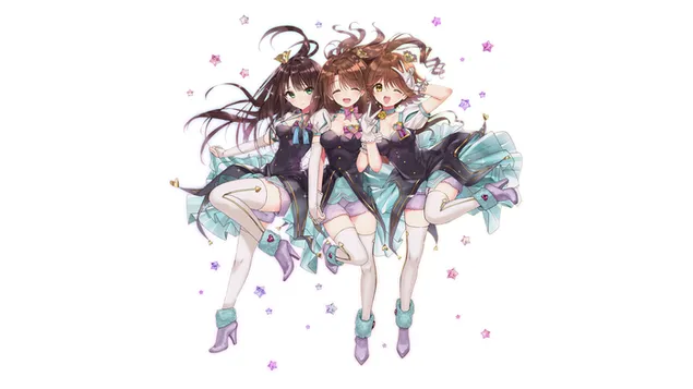 偶像大师 - 三个灰姑娘女孩 4K 壁纸