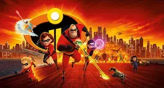 Tapeta Plakát animovaných filmových postaviček The Incredibles 8K