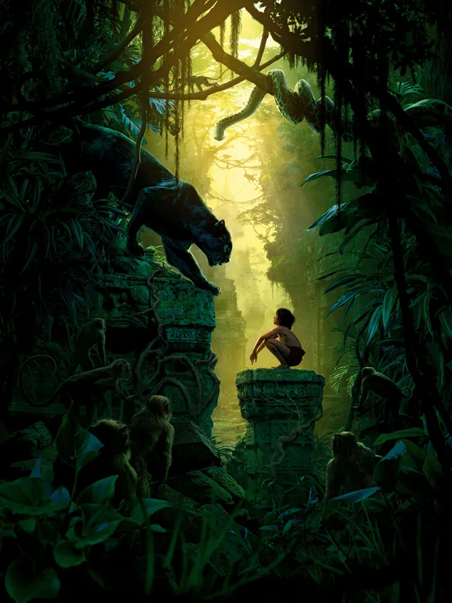 dziungliu knygos filmas - mauglis miske atsisiusti