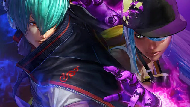 拳皇15-順榮&伊斯拉 4K 壁紙