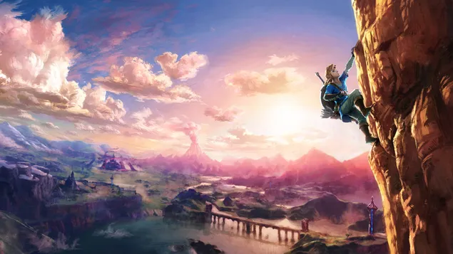 The Legend of Zelda: Breath of the Wild - Digital konst 4K bakgrund