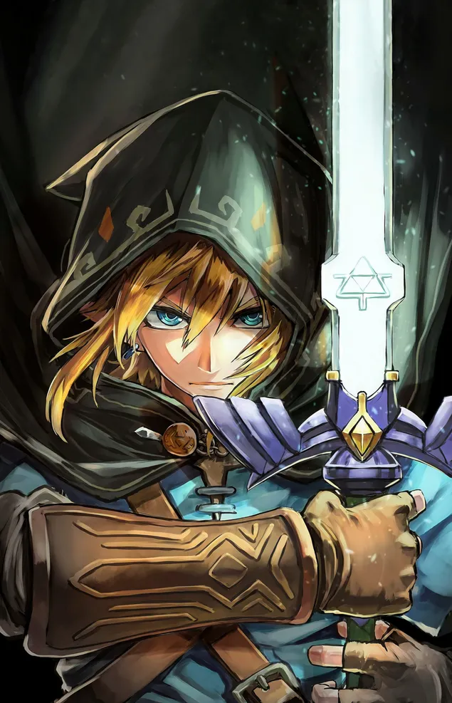 The Legend of Zelda videospeletjie anime swaardvegter 2K muurpapier