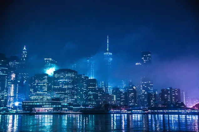 The Lights of New York 6K wallpaper