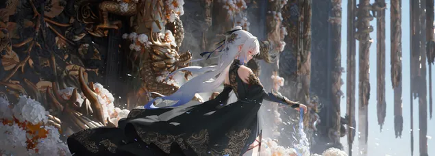 djevojka zlatnog cvijeca preuzmi