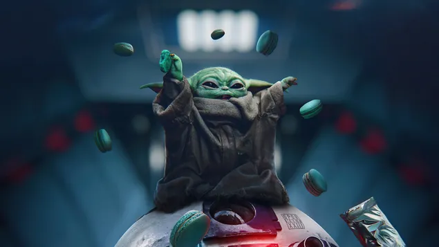 The Mandalorian series 3 Baby Yoda pose download