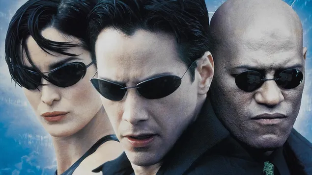 The Matrix Neo-Morpheus-Trinity HD wallpaper