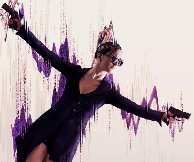 The Matrix Resurrections-affisch 6 HD bakgrund