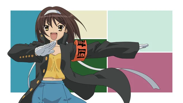 The melancholy of haruhi suzumiya - haruhi suzumiya HD wallpaper