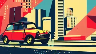Tapeta Mini Cooper Classic, oslava klasického britského automobilového designu a řemeslného umění 8K