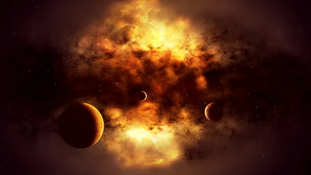 행성 4K 배경화면